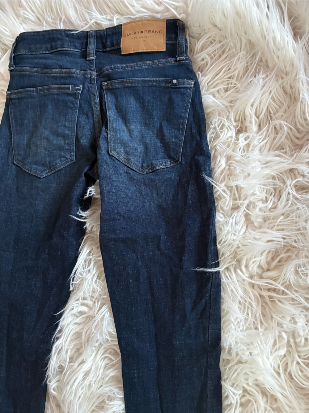 Lucky Brand Lolita Low Rise Skinny Jeans Dark Wash 0/25 Regular NWT - Picture 7 of 8